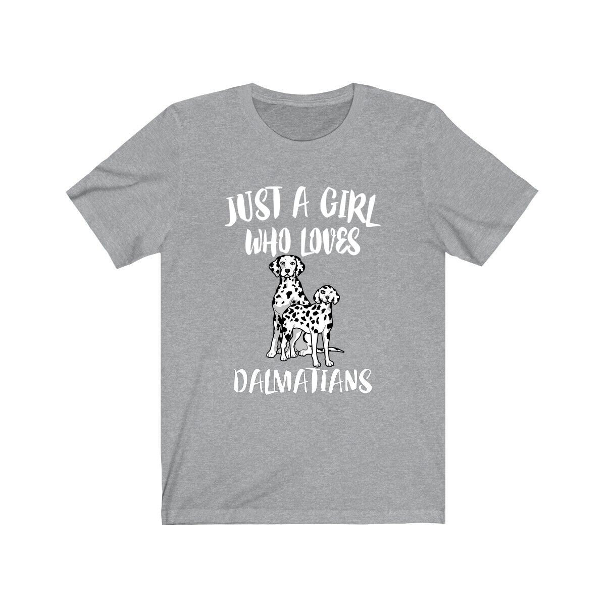 Just A Girl Who Loves Dalmatians Shirt, Dalmatian Dog Shirt, Dog Lover Shirt, Animals Toddler Infant Kids Gift T-Shirt Image 1