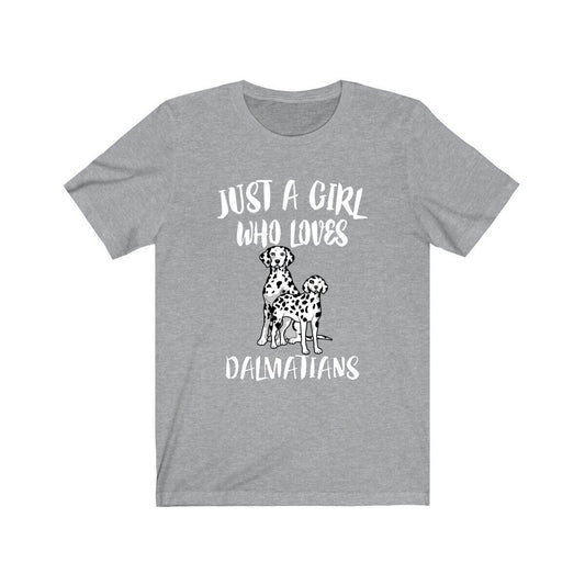 Just A Girl Who Loves Dalmatians Shirt - Dalmatian print design