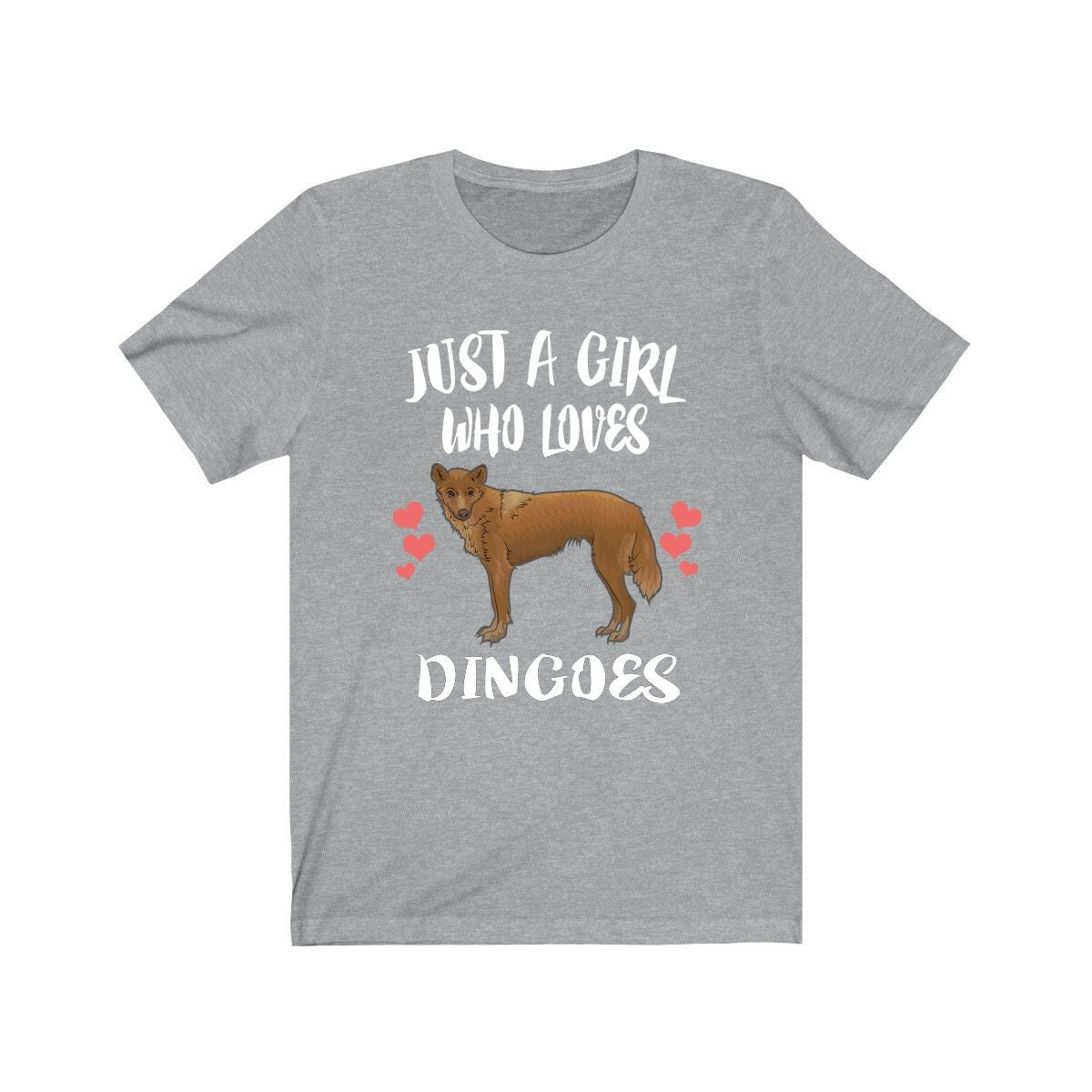 Just A Girl Who Loves Dingoes Dogs Shirt - dingo print design