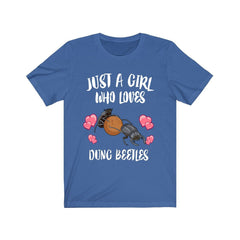 Just A Girl Who Loves Dung Beetles Insect Shirt - dung beetle print design
