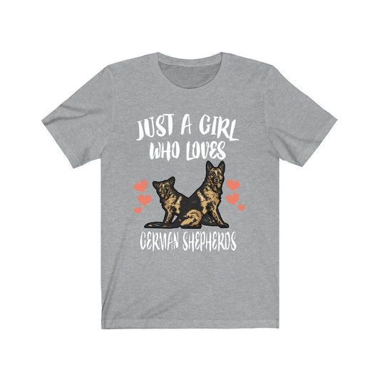 Just A Girl Who Loves German Shepherds Shirt - German Shepherd print design