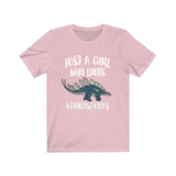 Just A Girl Who Loves Kentrosaurus Dinosaur Shirt, Kentrosaurus Shirt Animal Lover Adult Toddler Infant Kids Gift T-Shirt Image 3