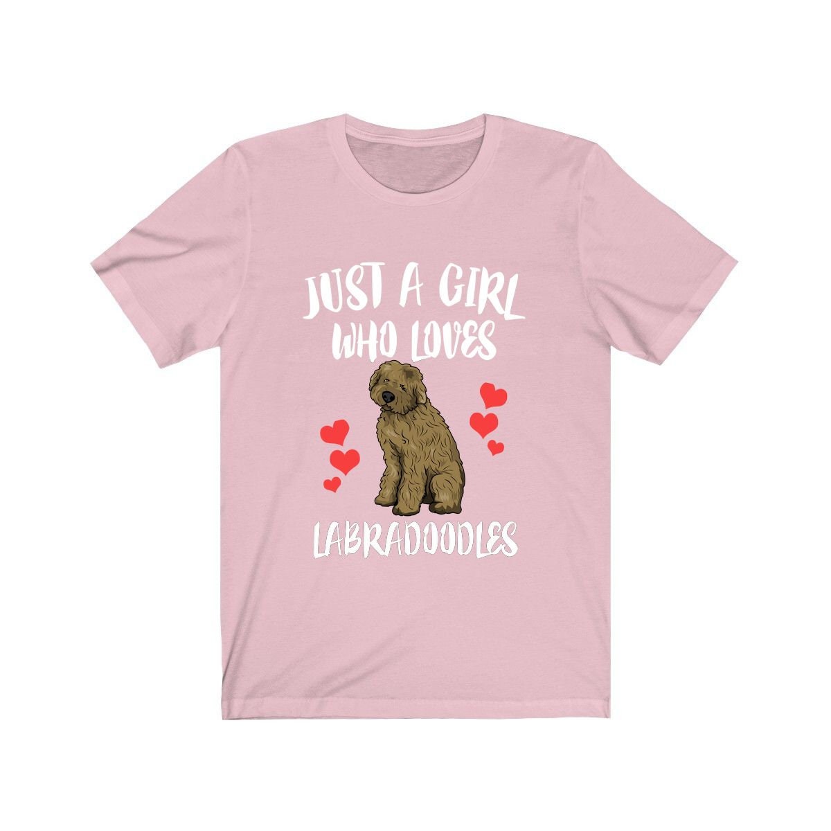 Just A Girl Who Loves Labradoodles Shirt - Labradoodle print design