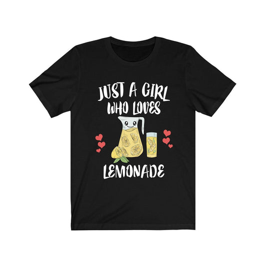 Just A Girl Who Loves Lemonade Shirt - lemonade print design