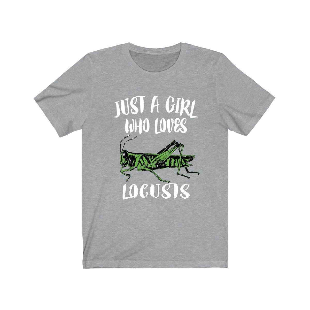 Just a girl who loves locusts swarming grasshopper insect tee