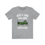 Just A Girl Who Loves Locust Insect Animal Lover Adult Toddler Infant Kids Gift T-Shirt Image 2