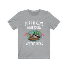 Just A Girl Who Loves Mallard Ducks Shirt - Mallard print design
