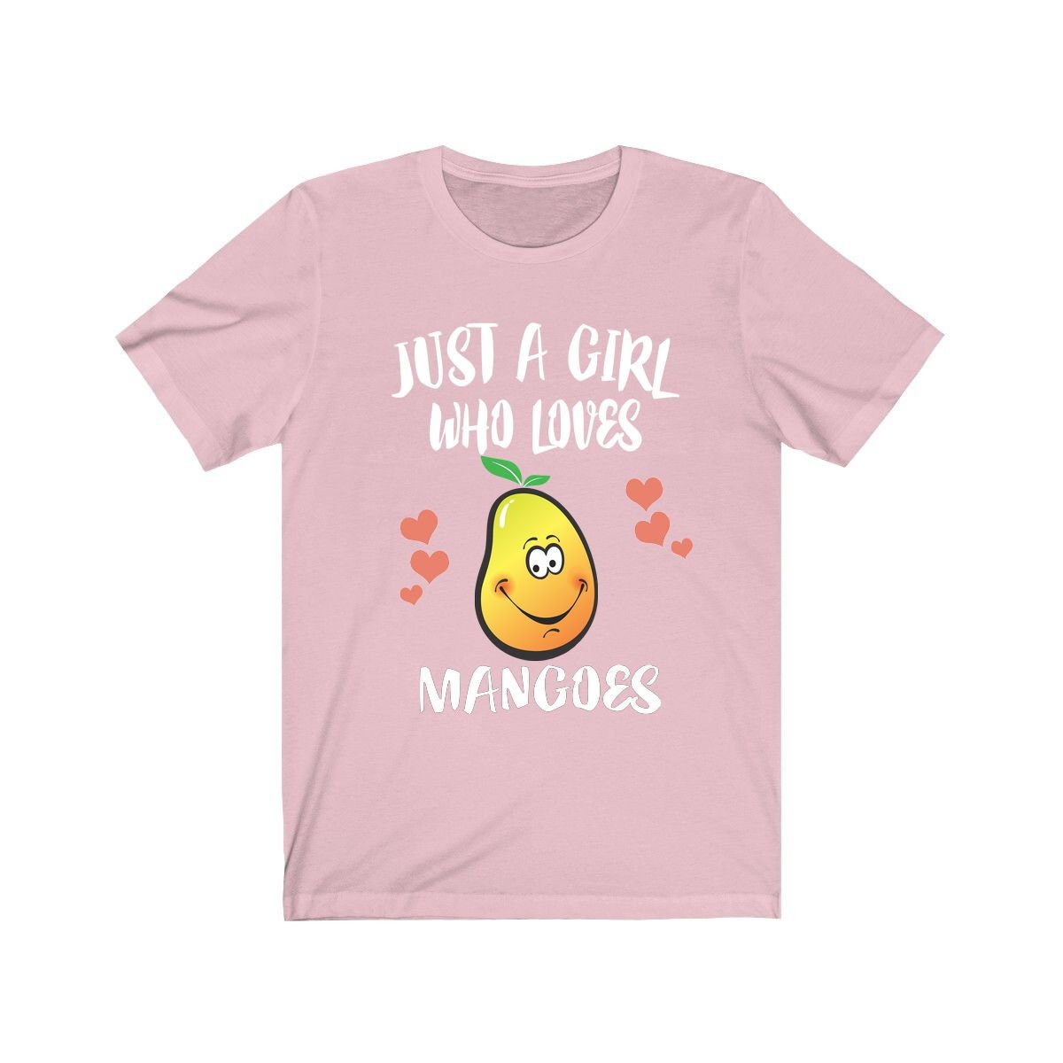 Just a girl who loves mangoes tropical sweet fruit lover tee