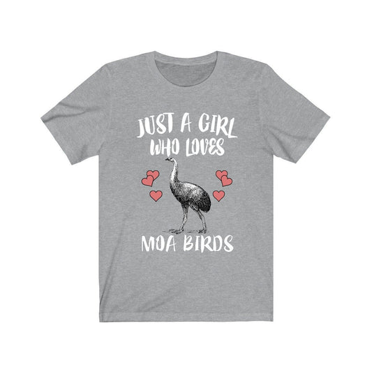 Just A Girl Who Loves Moa Birds Shirt - moa bird print design