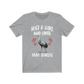Just A Girl Who Loves Moa Birds Birding Shirt, Moa Bird Lover Shirt, Moa Bird Gift, Animal Lover Adult Toddler Infant Kids Gift T-Shirt Image 1