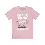 Just A Girl Who Loves Mountain Goats Shirt, Mountain Goat Lover Shirt, Goat Lover Gift, Animal Lover Adult Toddler Infant Kids Gift T-Shirt Image 2