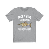 Just A Girl Who Loves Ophthalmosaurus Dinosaur Animal Lover Adult Toddler Infant Kids Gift T-Shirt Image 3