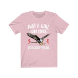 Just A Girl Who Loves Peregrine Falcons Shirt, Falcon Lover Shirt, Bird Birding Shirt, Animal Lover Adult Toddler Infant Kids Gift T-Shirt Image 2