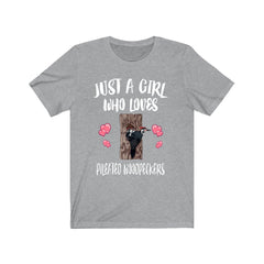 Girl Who Loves Pileated Woodpeckers Shirt - Pileated Woodpecker print design