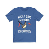 Just A Girl Who Loves Roadrunners Shirt, Roadrunner Shirt, Bird Birding Animal Lover Adult Toddler Infant Kids Gift T-Shirt Image 4