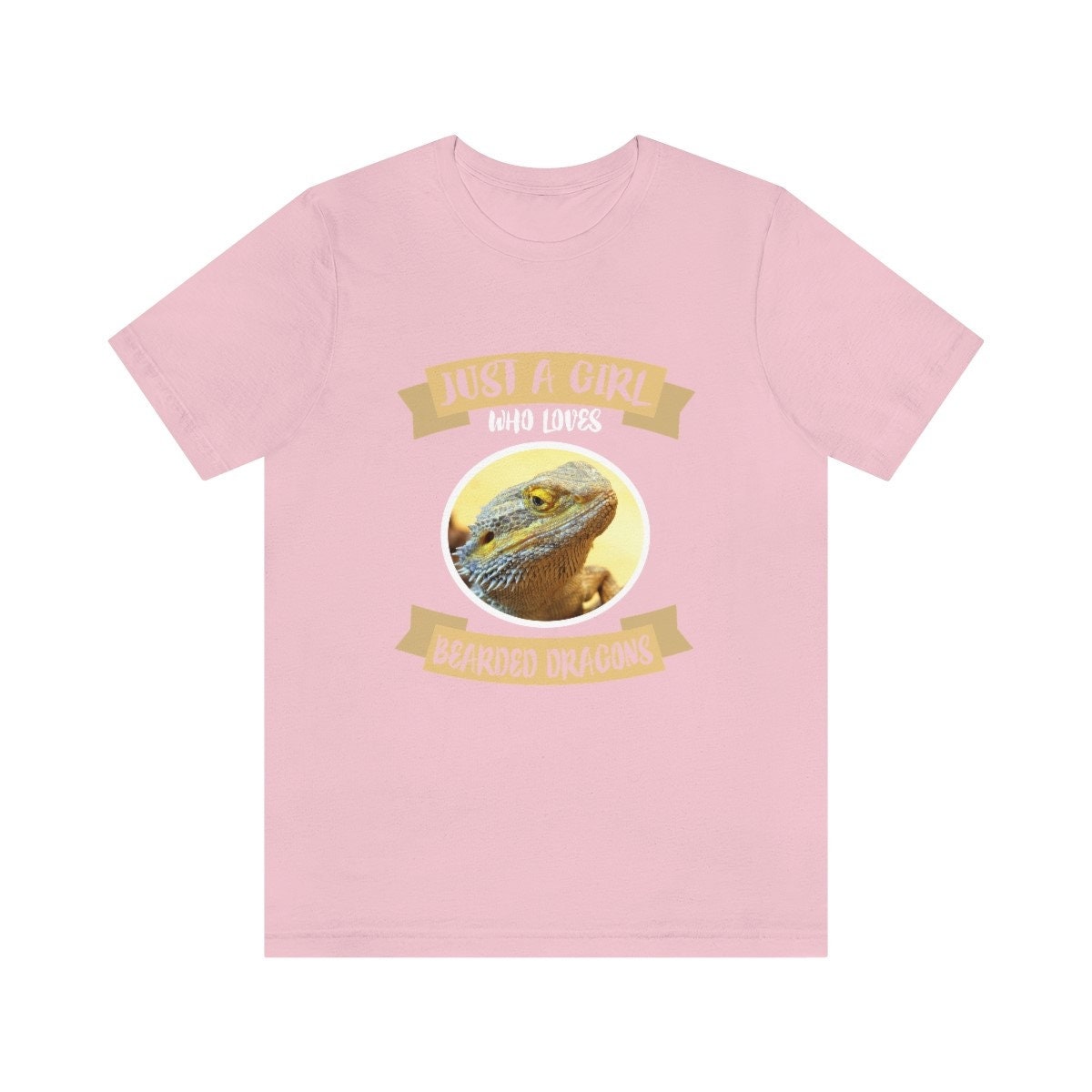 Just a girl who loves bearded dragons pet lizard reptile tee