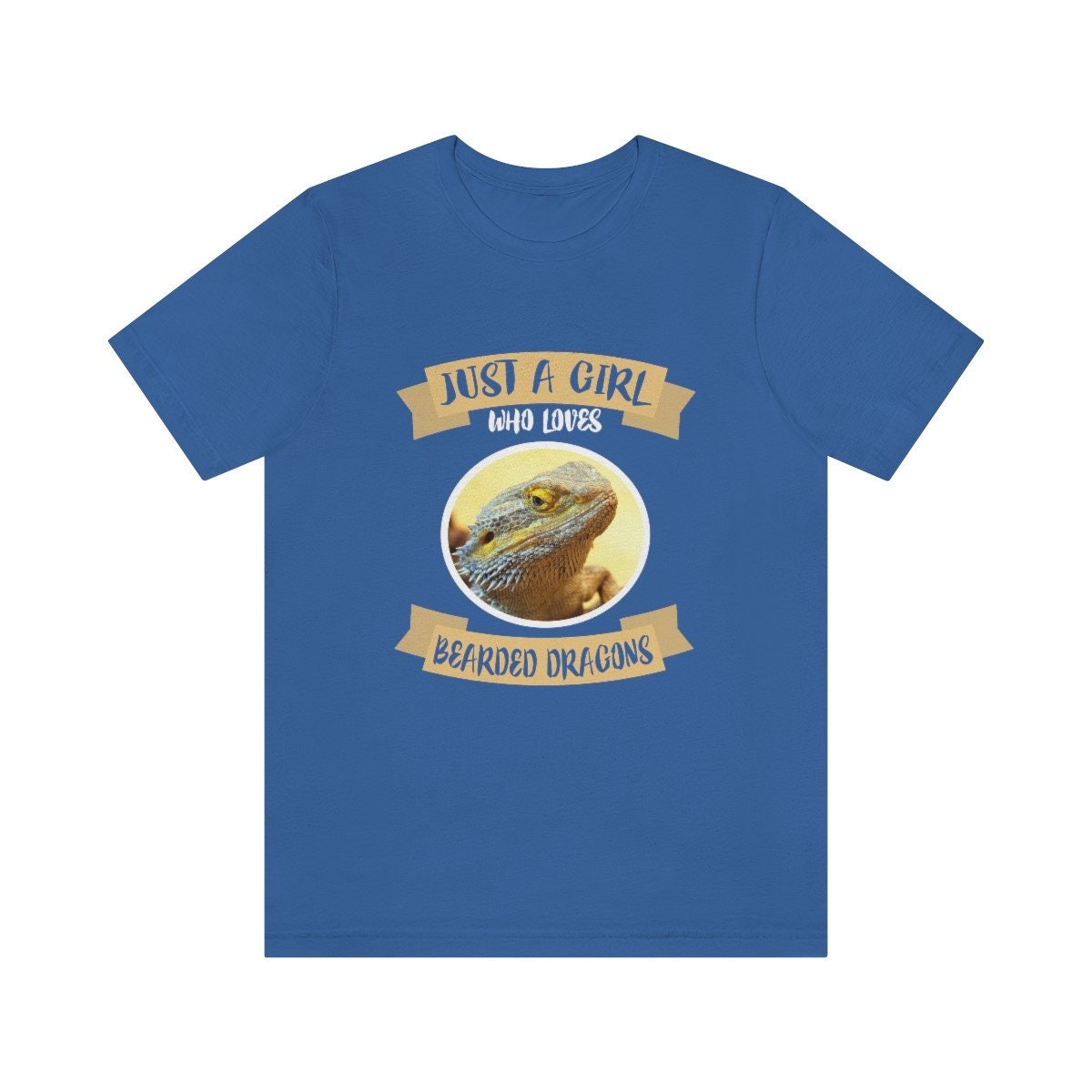 Just a girl who loves bearded dragons pet lizard reptile tee
