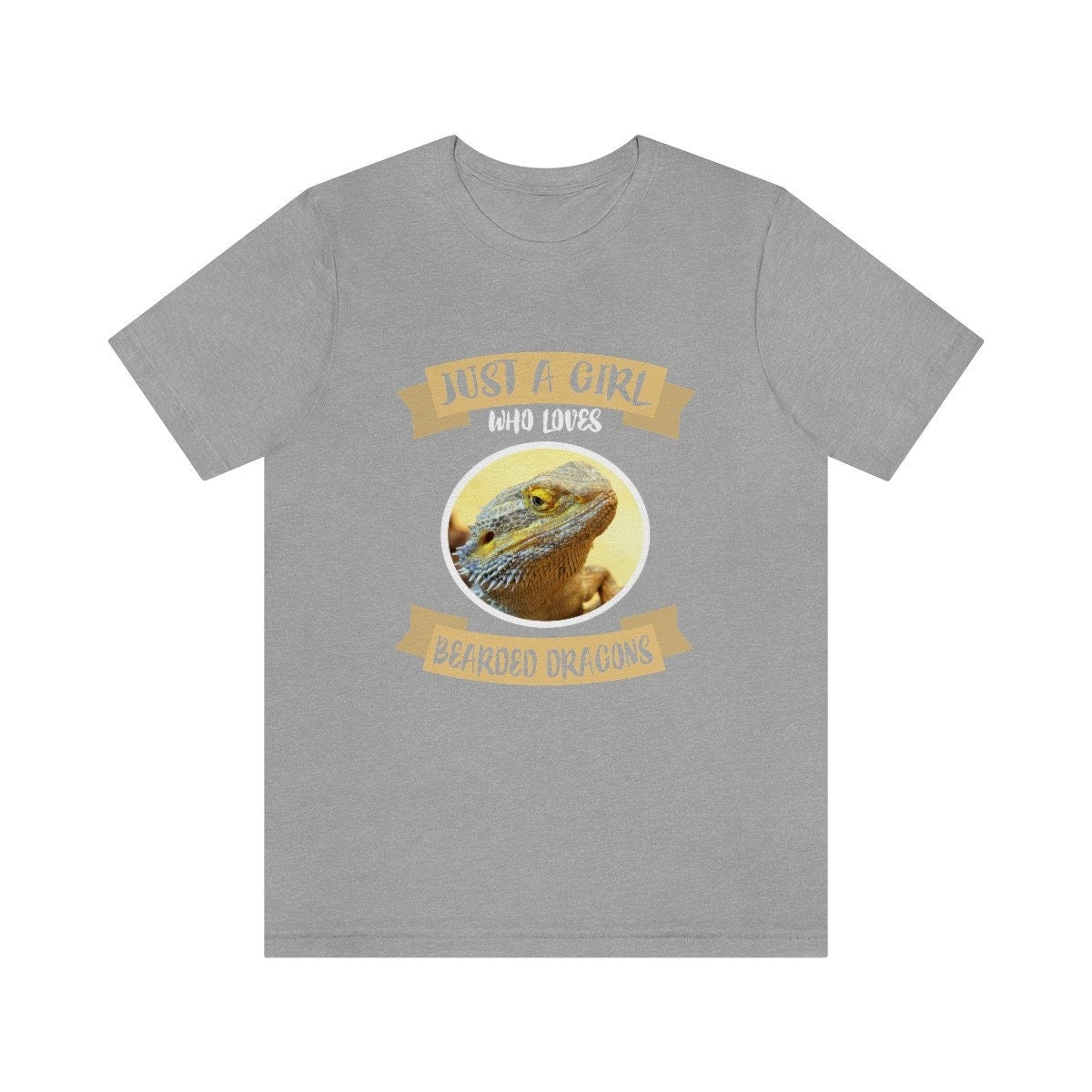 Just a girl who loves bearded dragons pet lizard reptile tee