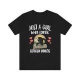 Just A Girl Who Loves Capuchin Monkeys Shirt, Capuchin Monkey Shirt, Capuchin Monkey Lover Gift, Monkey Lover Shirt, Animal Adult Kids Image 1