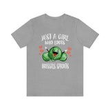 Just A Girl Who Loves Brussels Sprouts Shirt, Brussels Sprout Lover Shirt, Vegetable Lover Gift, Vegan Shirt, Adult Toddler Kids T-Shirt Image 2