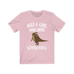 Just A Girl Who Loves Spinosaurus Shirt - Spinosaurus print design