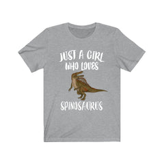 Just A Girl Who Loves Spinosaurus Shirt - Spinosaurus print design