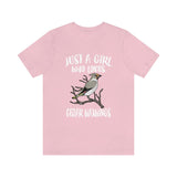 Just A Girl Who Loves Cedar Waxwings Birds Shirt, Cedar Waxwing Lover Shirt, Birding Gift, Bird Shirt, Adult Kids Animal T-Shirt Image 4
