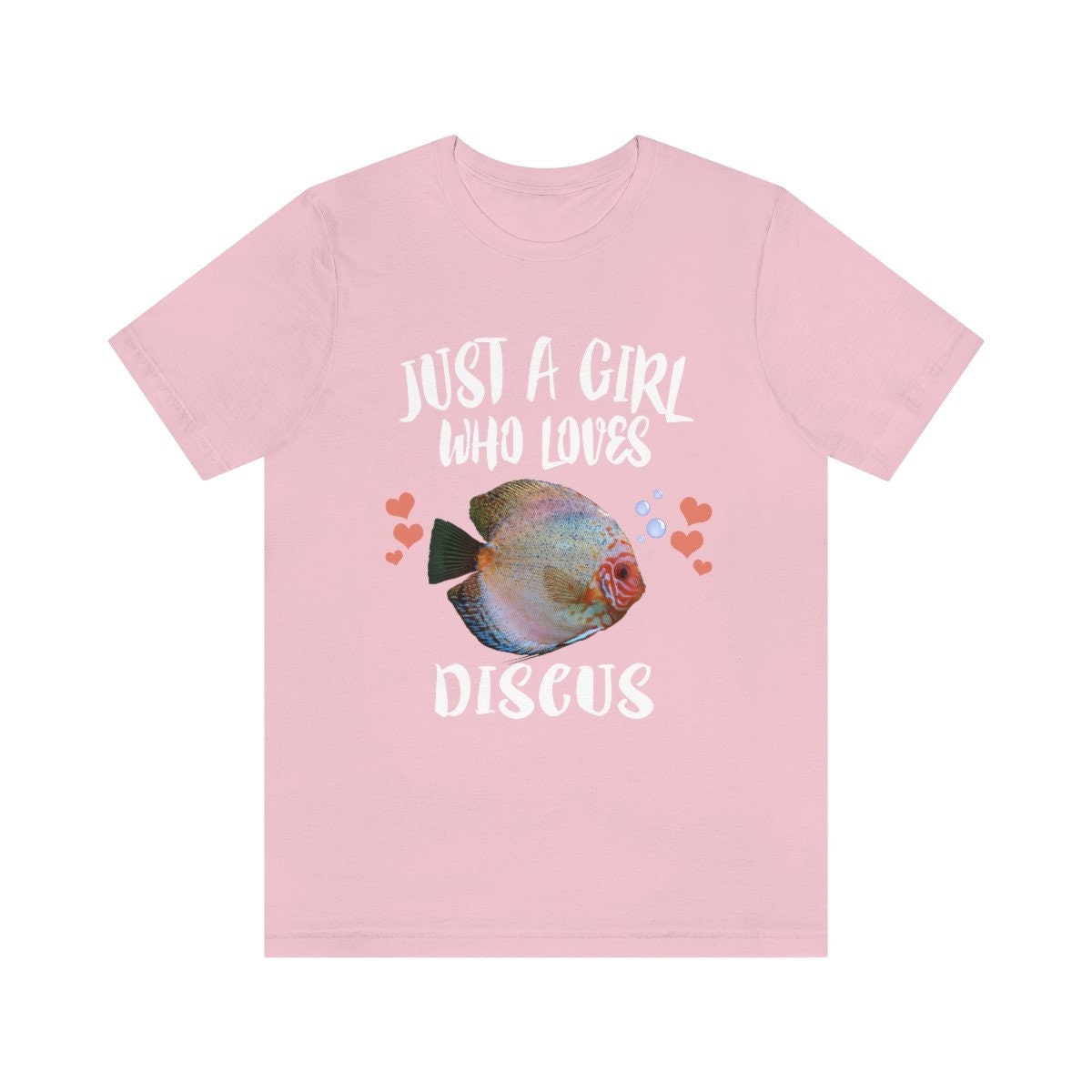 Discus Fish T-Shirt for Girls - discus fish print design
