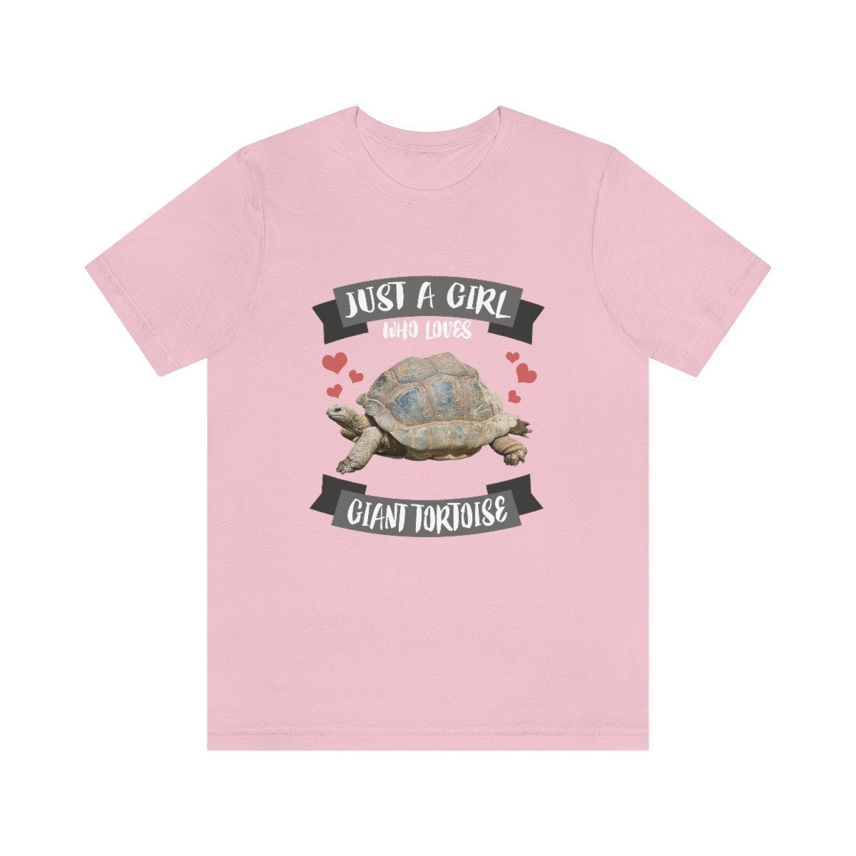 Just A Girl Who Loves Giant Tortoise Shirt - giant tortoise print design