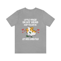 Little Voices Get More Guinea Pigs Shirt - guinea pig print design