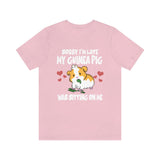 Sorry I'm Late My Guinea Pig Was Sitting On Me Shirt, Guinea Pig Owner Shirt, Guinea Pig Lover Gift, Guinea Pig Shirt, Animal T-Shirt Image 4