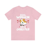 Real Women Love Guinea Pigs Shirt, Guinea Pig Owner Shirt, Guinea Pig Lover Gift, Guinea Pig Shirt, Animal Adult Kids T-Shirt Image 4