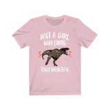 Just A Girl Who Loves Tyrannotitan Dinosaur Shirt, Tyrannotitan Shirt, Dinosaur Lover Shirt, Animal Adult Toddler Infant Kids Gift T-Shirt Image 2