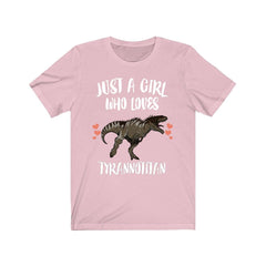 Just A Girl Who Loves Tyrannotitan Shirt - Tyrannotitan print design