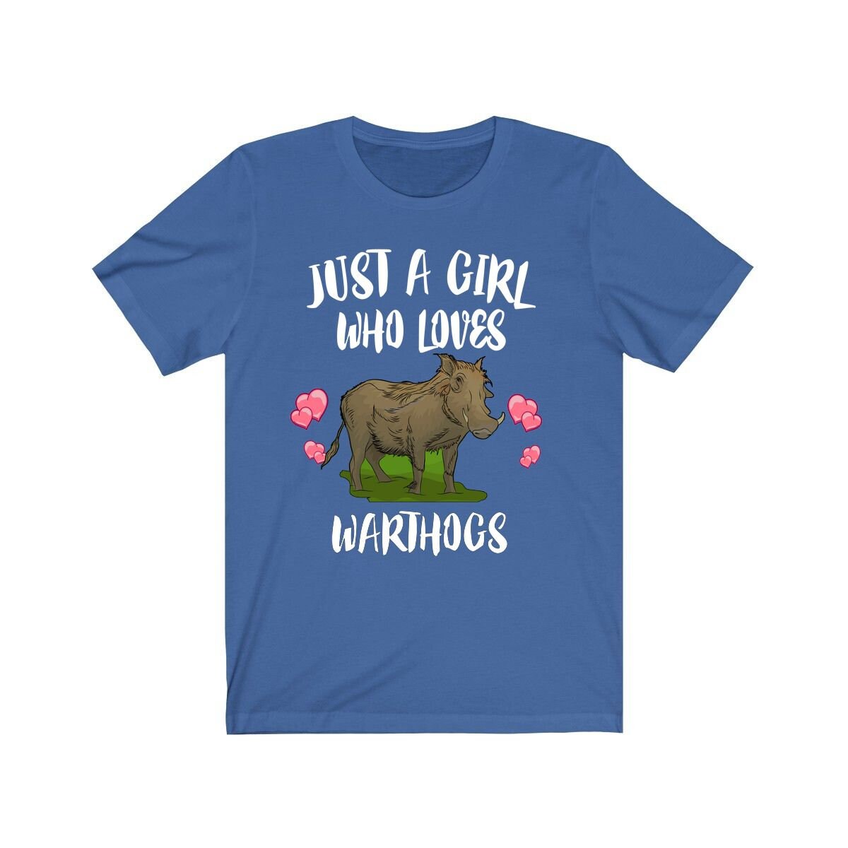 Just A Girl Who Loves Warthogs Shirt - warthog print design