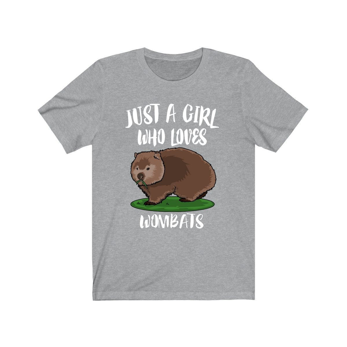 Just A Girl Who Loves Wombats Shirt, Wombat Lover Shirt, Wombat Gift, Animal Lover Adult Toddler Infant Kids Gift T-Shirt Image 1