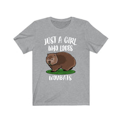 Just A Girl Who Loves Wombats Shirt - wombat print design
