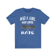 Just A Girl Who Loves Bats Shirt - bat print design