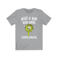 Just A Boy Who Loves Artichokes Vegetable Shirt - artichoke print design
