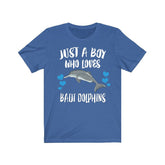 Just A Boy Who Loves Baiji Dolphins Shirt, Dolphin Lover Shirt, Dolphin Shirt, Dolphin Lover Gift, Animal Adult Toddler Kids T-Shirt Image 1