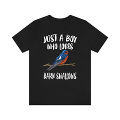 Just A Boy Who Loves Barn Swallows Shirt - barn swallow print design