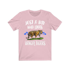 Just A Boy Who Loves Bengal Tigers Shirt - Bengal tiger print design