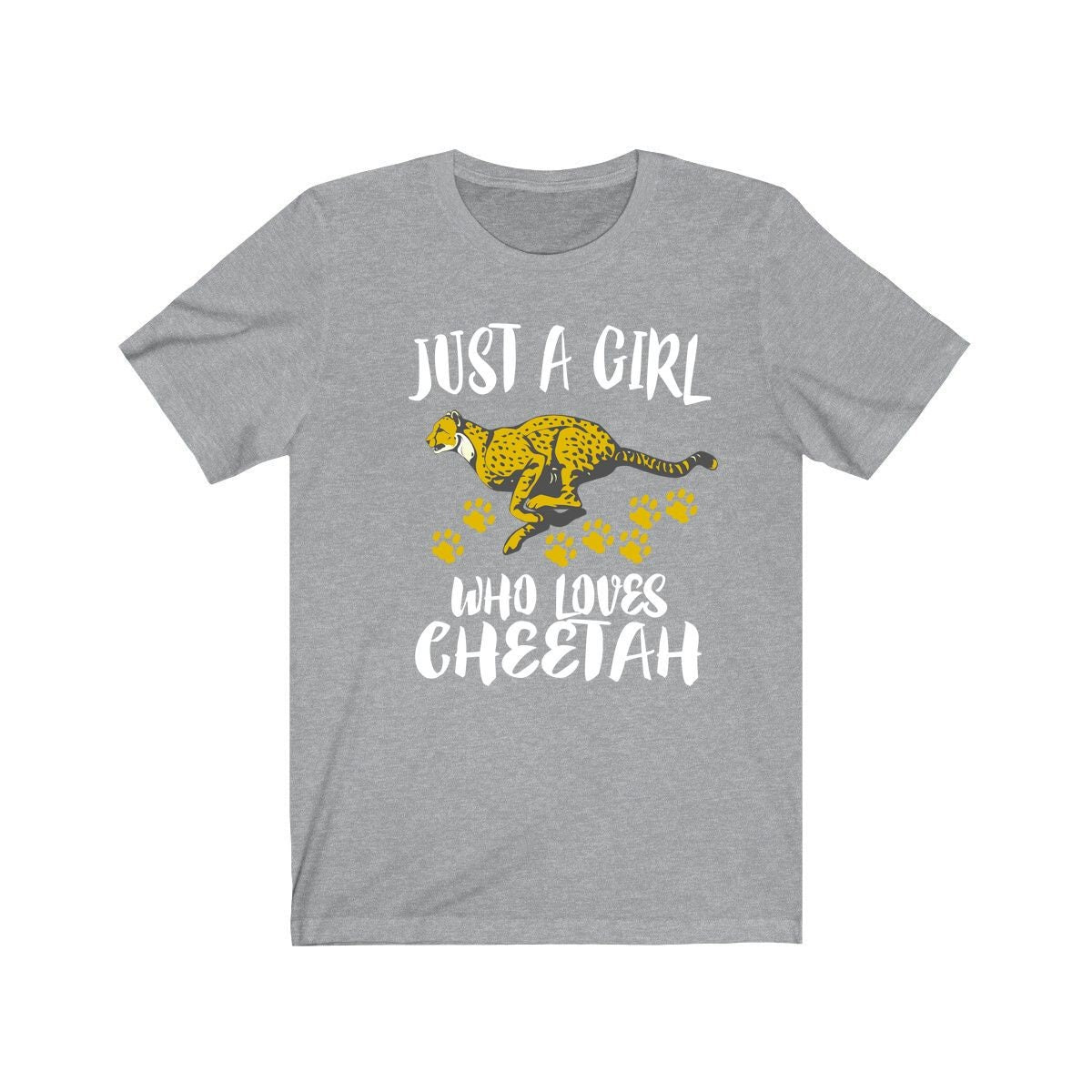 Just A Girl Who Loves Cheetahs Shirt - cheetah print design