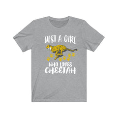 Just A Girl Who Loves Cheetahs Shirt - cheetah print design