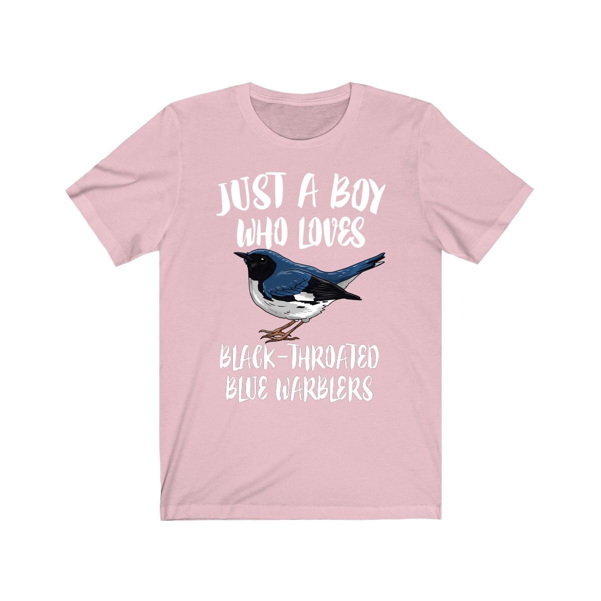 Just A Boy Who Loves Blue Warblers Shirt - blue warbler print design