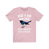 Just A Boy Who Loves Blue Warblers Shirt, Warbler Lover Shirt, Birding Shirt, Bird Lover Gift, Animal Adult Toddler Kids T-Shirt Image 4