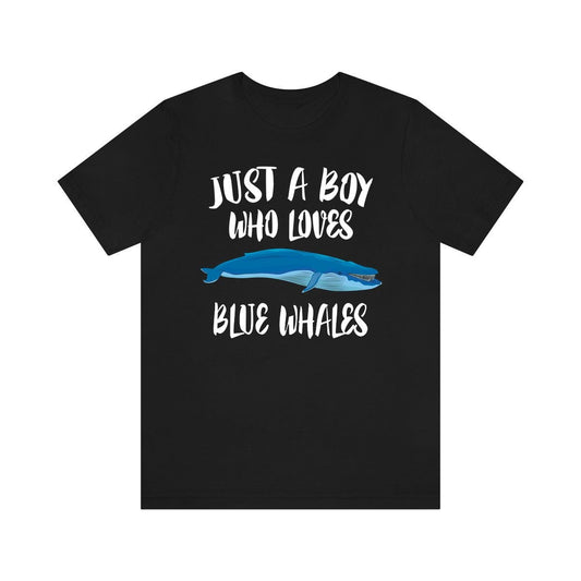 Just A Boy Who Loves Blue Whales Shirt - Blue Whale print design