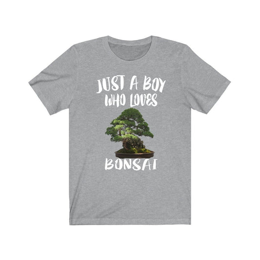 Just A Boy Who Loves Bonsai Trees Shirt - bonsai print design