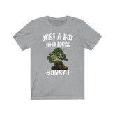 Just A Boy Who Loves Bonsai Shirt, Bonsai Lover Shirt, Bonsai Shirt, Bonsai Lover Gift, Animal Adult Toddler Kids T-Shirt Image 1
