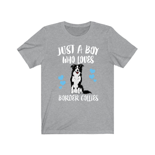 Just A Boy Who Loves Border Collies Shirt - Border Collie print design